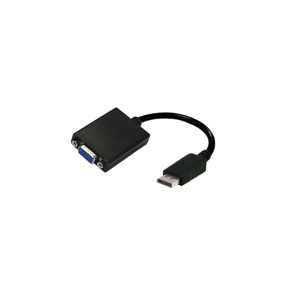 ARGOM CABLE ADAPTER DISPLAY PORT MALE TO VGA FEMALE 6"/15CM