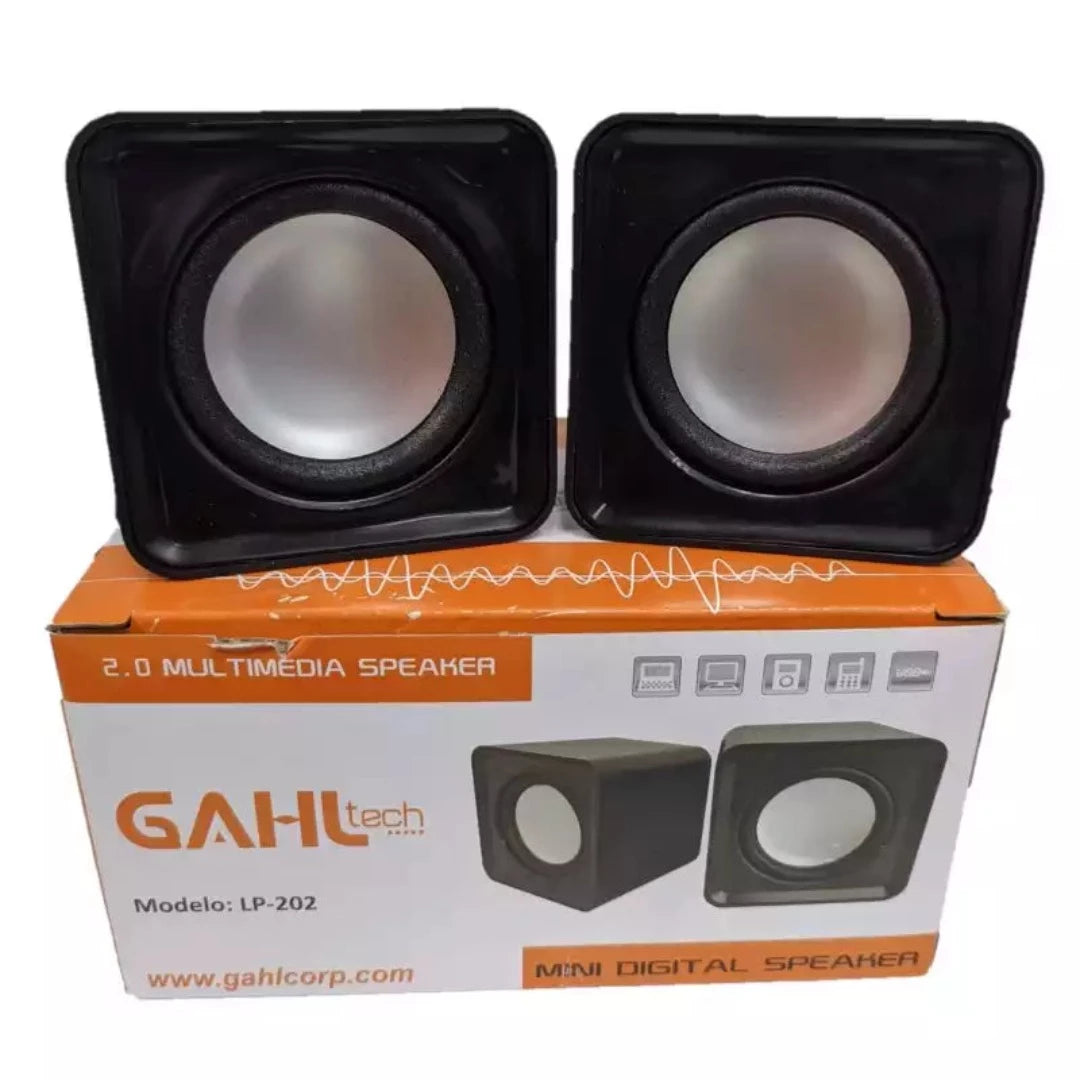 CORNETAS GAHL TECH USB 2.0 NEGRO