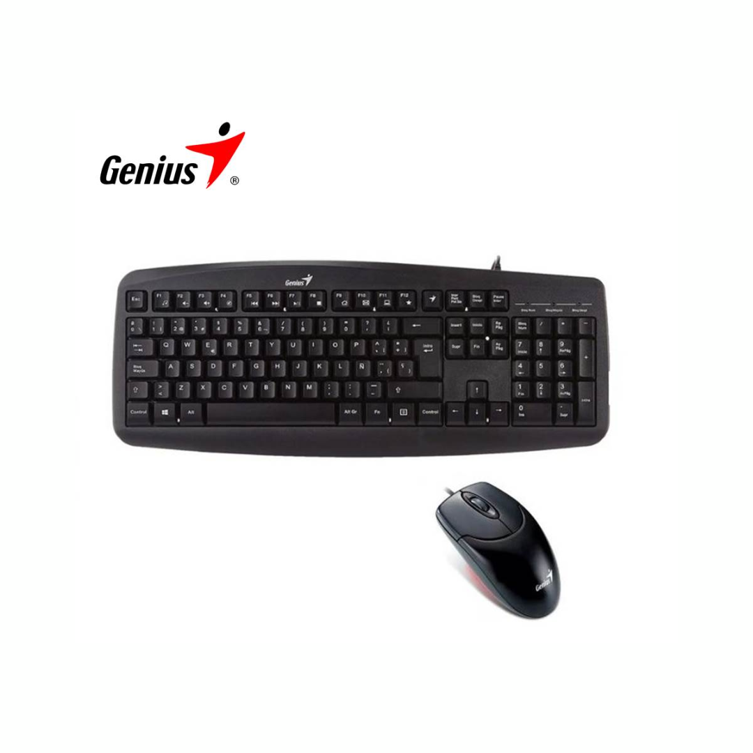 COMBO GENIUS TECLADO Y MOUSE RS2 Smart KM-200 BLK USB SP