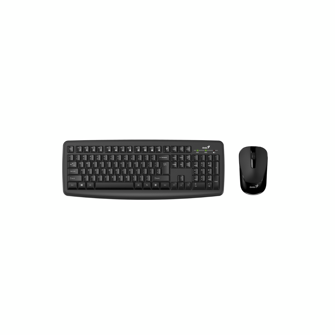 COMBO GENIUS TECLADO Y MOUSE WIRELESS RS2 Smart KM-8100 BLK