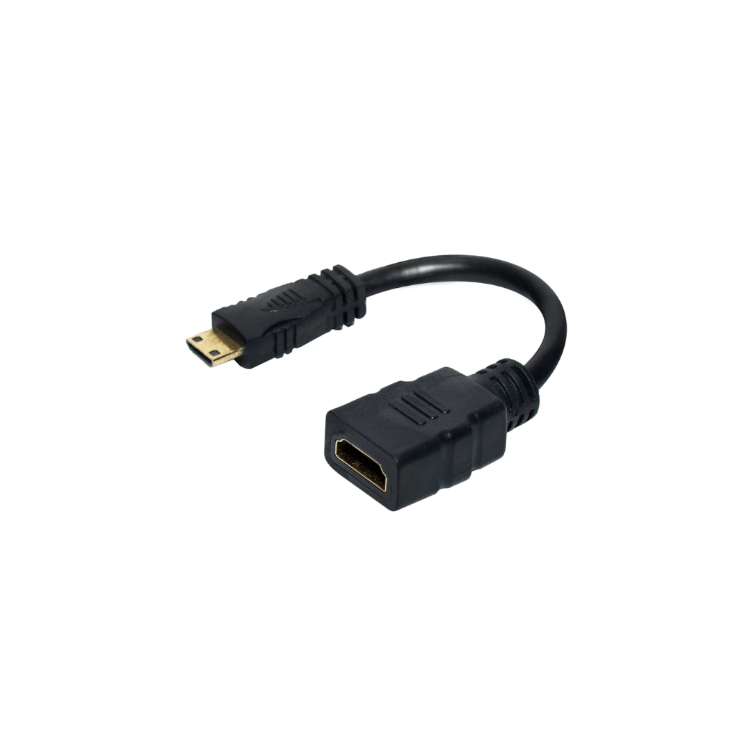 ADAPTADOR MINI UNNO TEKNO HDMI MACHO HDMI HEMBRA