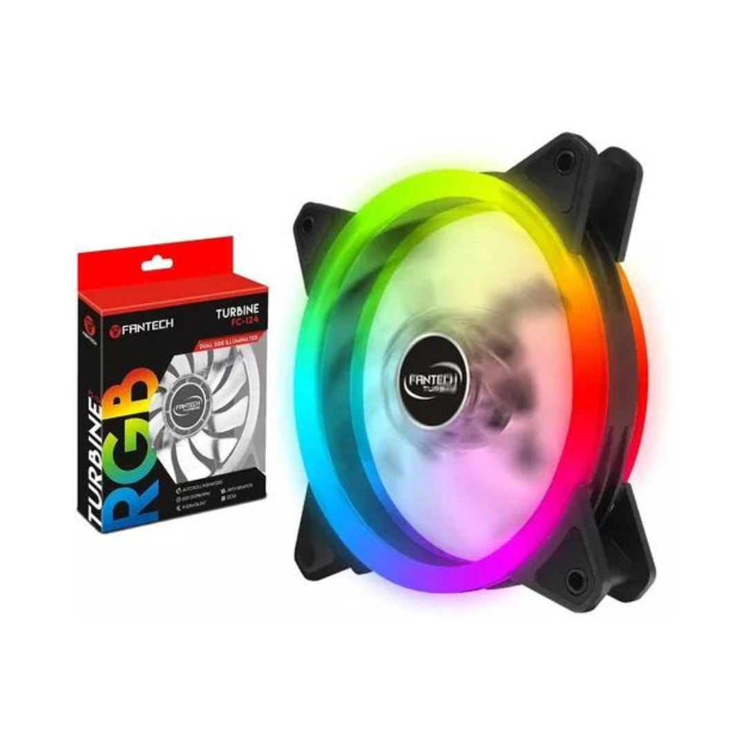 FAN COOLER GAHL TECH RGB 12CM DOUBLE STRIP