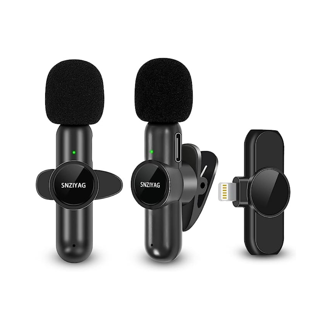 SNZIYAG WIRELESS LAVALIER MICROPHONE FOR IPHONE IPAD