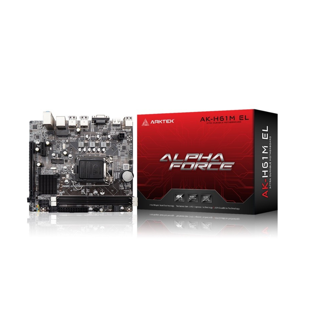 TARJETA MADRE ARKTEK INTEL H61M SOCKET 1155 2XDDR3 1600