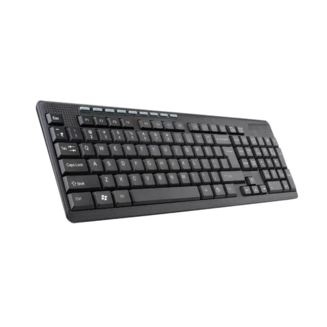 TECLADO SPIDERTEC ESPAÑOL USB 102 TECLAS NEGRO